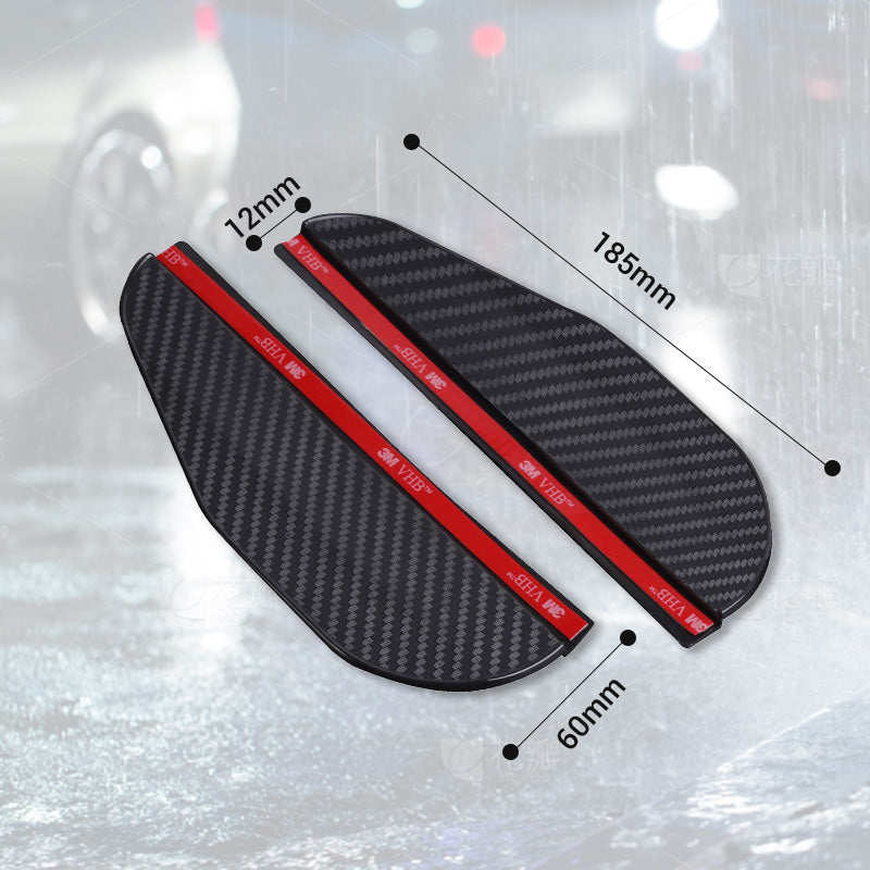Déflecteurs Anti-Pluie pour Rétroviseurs de Voiture – PVC Flexible Universel & Vision Nette