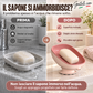 Porte-Savon Auto-Drainant Incliné – Pente 20°, Double Couche Amovible, Ventouse Multi-Points