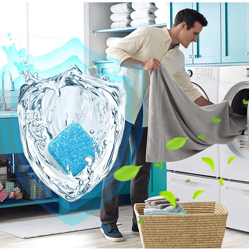 💐50% KORTING! Wasmachinereiniger – Snelle werking, geen spoelen, geschikt voor alle machinetypes 🌀⏱️【Uitmuntende Prijs】