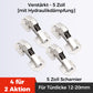 🔥4er Set Topfscharniere mit Schrauben