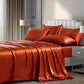 ✨ 50% DE RÉDUCTION ! 🛏️ Parure de Lit en Soie 25 Momme – 100% Soie de Mûrier – 4 Pièces (Housse + Drap + 2 Taies) for Luxe & Confort