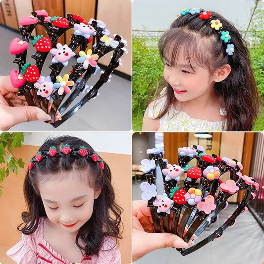 Barrette à Tresser pour Fille – Pince à Cheveux avec Mini-Clips pour Coiffure Facile