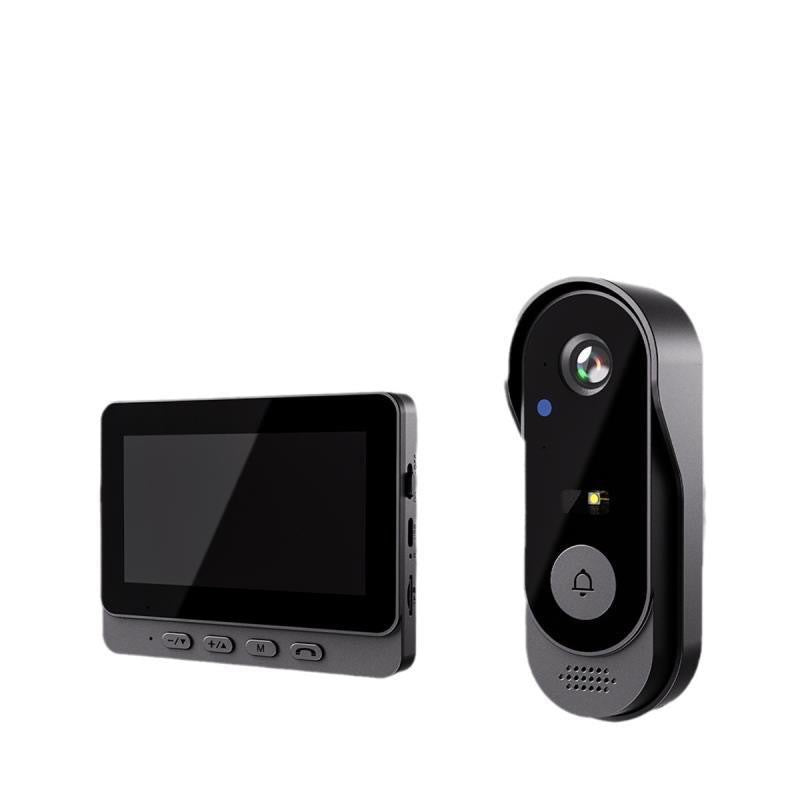 50% de Réduction – Sonnette Vidéo Sans Fil Écran 4,3" Visiophone Sans WiFi