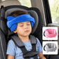 Sangle d'appui-tête pour siège auto enfant, bande de soutien souple et moelleuse pour la sieste, réglable, avec coussins latéraux rembourrés