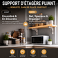 📢 50% de Réduction – Supports d'Étagère Pliants Rétractables en Acier Inoxydable Robuste 250 kg pour Cuisine, Garage et Bureau