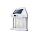 📢 50% de Réduction – Applique Murale Solaire LED Effet Tungstène, Détecteur de Mouvement PIR et Étanche IP65 Sans Fil