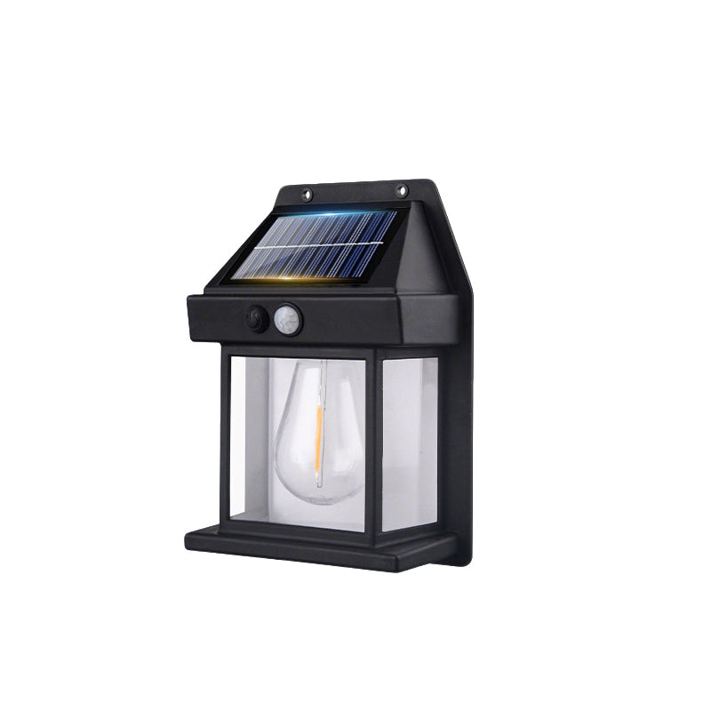 📢 50% de Réduction – Applique Murale Solaire LED Effet Tungstène, Détecteur de Mouvement PIR et Étanche IP65 Sans Fil