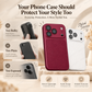 50% de Réduction – Étui iPhone Luxueux Effet Cuir, Toucher Haut de Gamme