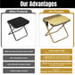 50% de Réduction – Tabouret Pliant de Camping Ultra-Léger (Supporte 120 kg)