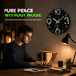 50% de Réduction – Horloge Murale Silencieuse Lumineuse en Bois 30 cm