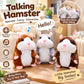 📢 60% de Réduction – Peluche Hamster Interactif Parlant 15cm, Répétition Vocale Rigolote et Hochement de Tête en Peluche Douce