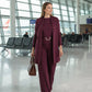 ⏳Zeitlich begrenztes Sonderangebot⏰ Elegantes 3-teiliges Set bestehend aus langem Cardigan, Oberteil und Hose💞