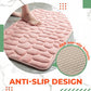 50% de Réduction – Tapis de Bain Mémoire de Forme Effet Galets