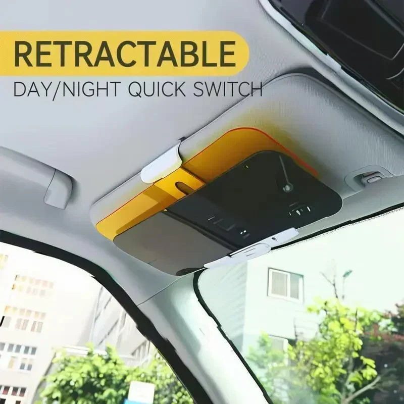 📢 56% de Réduction – Pare-Soleil Anti-Éblouissement Voiture Jour et Nuit, Écran Anti-Reflets Réglable PVC Durable