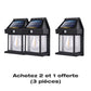 📢 50% de Réduction – Applique Murale Solaire LED Effet Tungstène, Détecteur de Mouvement PIR et Étanche IP65 Sans Fil