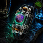 Bracelet Signe du Zodiaque en Cuir Phosphorescent – Unisexe & Ajustable