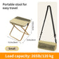 50% de Réduction – Tabouret Pliant de Camping Ultra-Léger (Supporte 120 kg)
