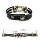 Bracelet Signe du Zodiaque en Cuir Phosphorescent – Unisexe & Ajustable