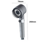 64% de Réduction – Pommeau de Douche Multifonction Haute Pression, Douchette à Main Multi-Jets Réglables pour Salle de Bain