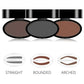 Kit Tampon et Poudre à Sourcils – Pochoirs Inclus, Tenue 24h Waterproof