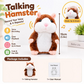 📢 60% de Réduction – Peluche Hamster Interactif Parlant 15cm, Répétition Vocale Rigolote et Hochement de Tête en Peluche Douce