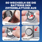 Winddichtes Sturmfeuerzeug mit Uhr