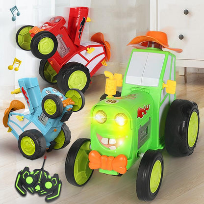 🎁 PROMO FLASH : 50% DE RÉDUCTION ! 🚗 Voiture Sauteuse Folle RC – Sauts & Pirouettes 360° – Musique & Lumières – Batterie 800 mAh for Fêtes & Anniversaires 🎉