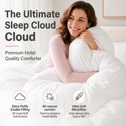 50% de Réduction – Couette Ultra-Douce Style Hôtel de Luxe