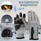 50% de Réduction – Gants Thermiques Hiver Imperméables Écran Tactile, Polaire Coupe-Vent -30°C pour Vélo, Moto et Running