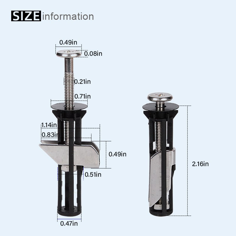 🔩 50% DE RÉDUCTION! 🚽 Kit de fixation pour siège de WC – Ultra-résistant & anti-vacillement ✨