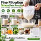 Sac Filtrant Alimentaire Réutilisable à Cordon – Nylon Haute Densité