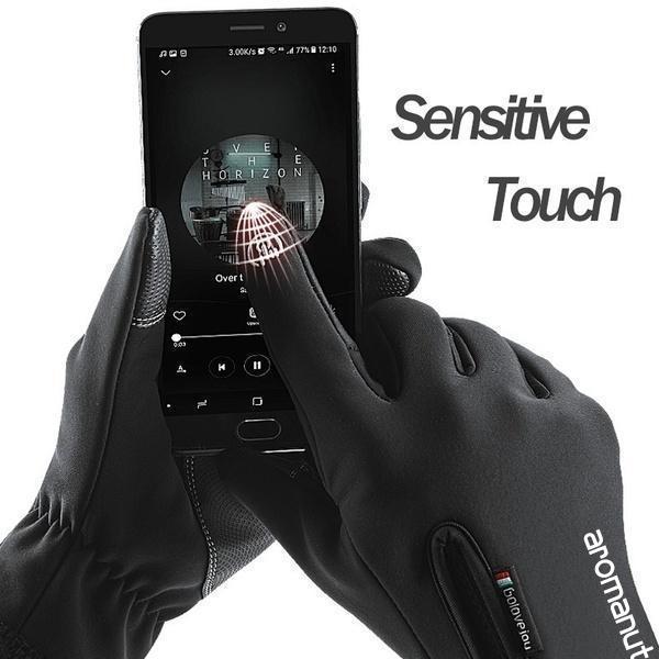 50% de Réduction – Gants Thermiques Hiver Imperméables Écran Tactile, Polaire Coupe-Vent -30°C pour Vélo, Moto et Running
