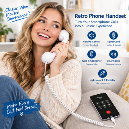 50% de Réduction – Combiné Téléphonique Vintage Rétro