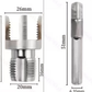 ⚙️🔩 -60% ! 🛠️Outil de Filetage pour Tuyaux – Nettoyage & Refiletage, Acier Traité Thermiquement – 1/2″ & 3/4″ pour Plomberie Pro & DIY.