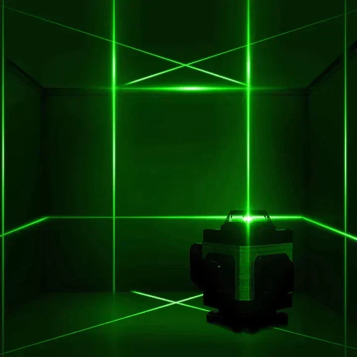 50% de Réduction – Niveau Laser 4D 360° Haute Précision Autonivelant 16 Lignes Professionnel pour Chantier et Travaux