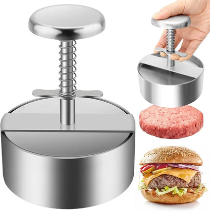 🔥 PROMO FLASH : 50% DE RÉDUCTION ! Presse à viande pour hamburgers – Acier inoxydable 304 de qualité alimentaire – Antiadhésif, résistant à la rouille – Compatible lave-vaisselle – Idéal pour les fêtes ! 🛡️💨