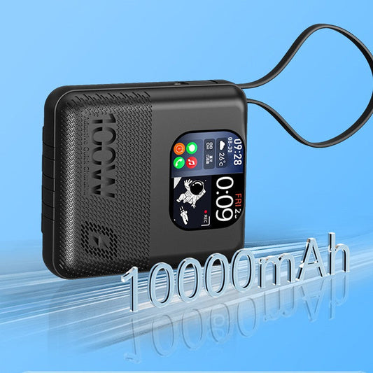 Intelligente Multifunktions-Powerbank 100W 10.000mAh mit integriertem Kabel/Bluetooth-Lautsprecher