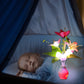 LED-Nachtlichter in Form von simulierten Blumen mit intelligenter Steuerung für das Schlafzimmer