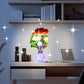 LED-Nachtlichter in Form von simulierten Blumen mit intelligenter Steuerung für das Schlafzimmer