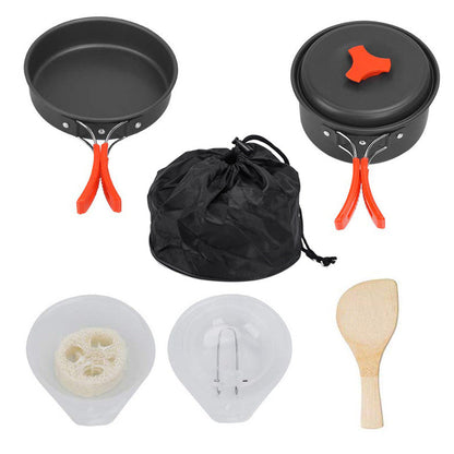 ⛺Tragbares Outdoor-Camping-Kochgeschirr-Set