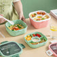 🔥Kaufen 2 und erhalten 1 gratis💥1200ml/1700ml Bento Box mit Löffel und Gabel - mikrowellengeeignet