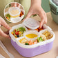 🔥Kaufen 2 und erhalten 1 gratis💥1200ml/1700ml Bento Box mit Löffel und Gabel - mikrowellengeeignet