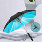 UV-blockierender Regenschirm mit Ventilator