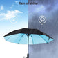 UV-blockierender Regenschirm mit Ventilator