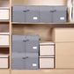 👟 50% DE RÉDUCTION! 📦 Organisateur de Chaussures – 16 compartiments, séparateurs réglables & couvercle transparent – Tissu Oxford – Gris/Noir ✨