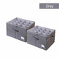 👟 50% DE RÉDUCTION! 📦 Organisateur de Chaussures – 16 compartiments, séparateurs réglables & couvercle transparent – Tissu Oxford – Gris/Noir ✨