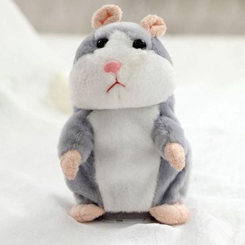 📢 60% de Réduction – Peluche Hamster Interactif Parlant 15cm, Répétition Vocale Rigolote et Hochement de Tête en Peluche Douce