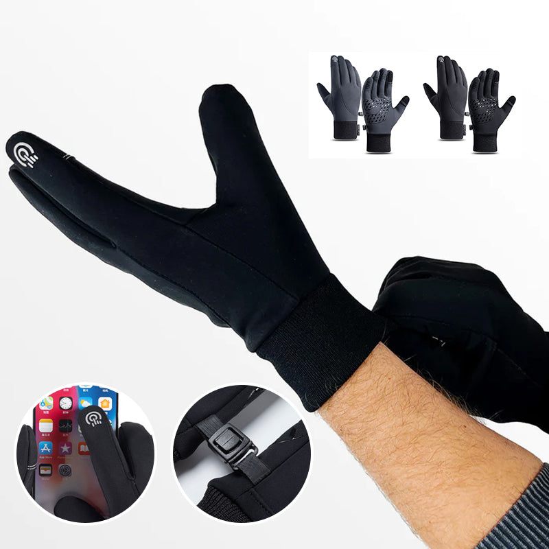 46% de Réduction – Gants Thermiques d'Hiver Tactiles, Coupe-Vent et Imperméables, Paume Antidérapante pour Vélo et Sport