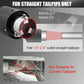 🚗 Embout d’Échappement LED Effet Flamme – Fibre de Carbone, Universel, Lumiere Rouge ou Bleu
