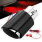 🚗 Embout d’Échappement LED Effet Flamme – Fibre de Carbone, Universel, Lumiere Rouge ou Bleu